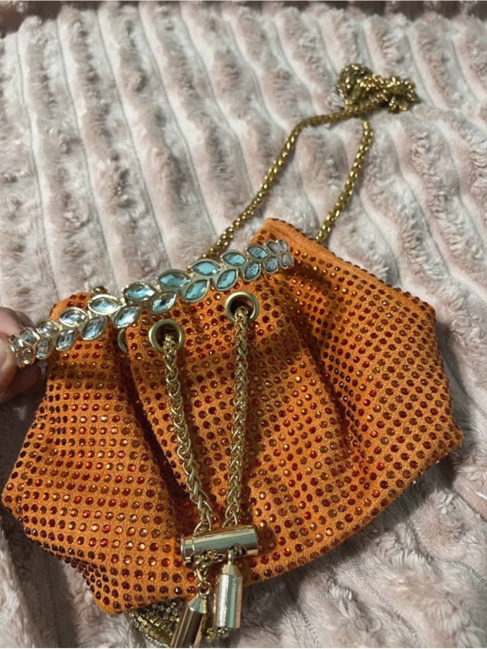Elegant rhinestone handbag - Picture 2 of 3